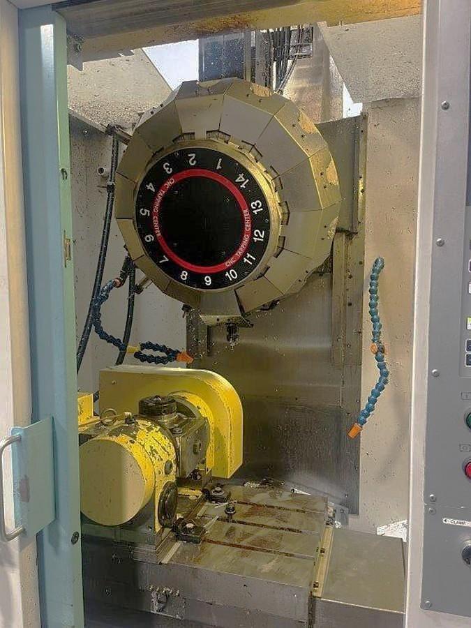 Used 2012 Brother TC-S2DN 5 Axis Drill/Tap Machine with Nikken Trunnion Type 5th Axis, Remote Jog Handle Conversational or G Code