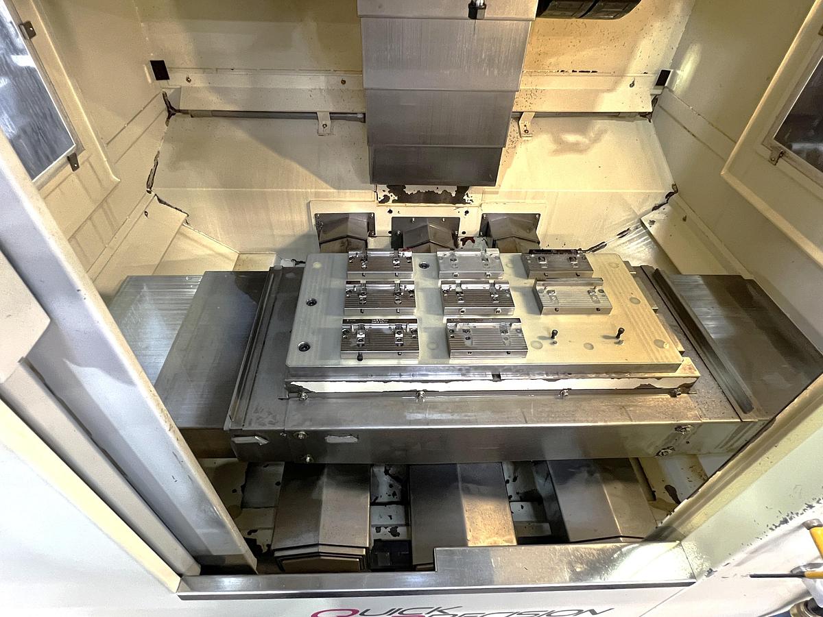 Used 2010 Chevalier Quick Precision QP1620-L VMC with Rigid Tapping, 15,000 RPM, Hi-Spd Machining, BT30 Taper, 20 Pos. ATC, Fanuc 0i-MD Control