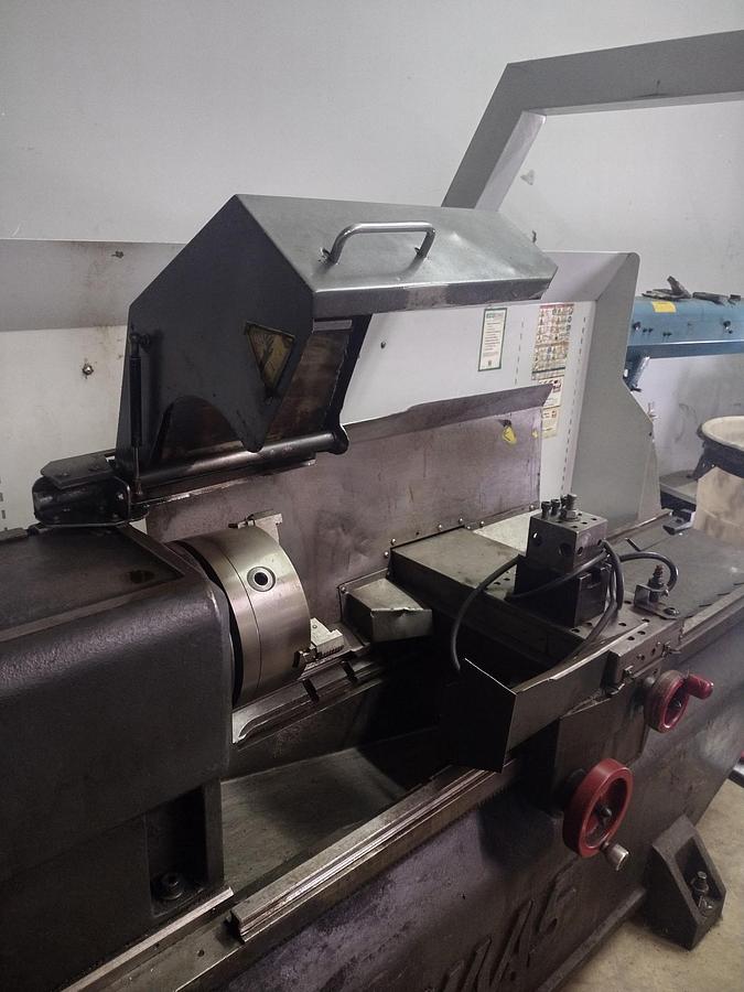 Used 2012 Haas TL-2 with 3" Big Bore Option, Tailstock, 10" 3 Jaw Chuck, Tool Post, Chuck Guard, Manual Hand Wheels
