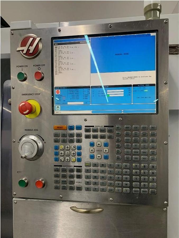 Used 2013 Haas VF7/40 with 10,000 RPM, 40 Station ATC, 4th & 5th Axis Prepped, Probing Package, Pcool, Auger, HSM