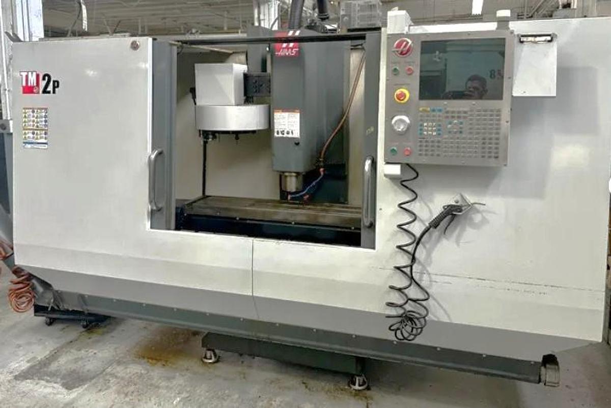 Used 2014 Haas TM-2P with Haas Probing Package, 6,000 RPM, Chip Auger, USB Port, 1841 Spindle Hours