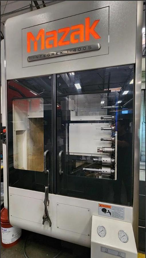 Used 2014 Mazak Integrex i-400S Mill Turn Center with Live Tooling, Y Axis, Subspindle, 60" Centers, 4" Bar Capacity