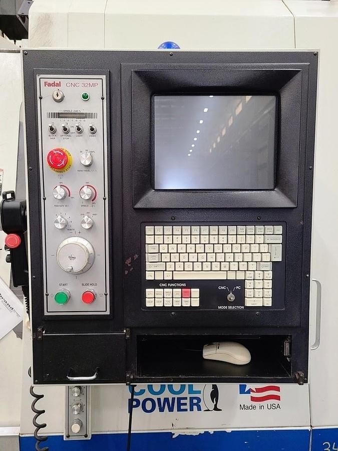 Used 2002 Fadal VMC6535-50 32MP Control, Rigid Tapping, Cool Power, Remote Jog Handle, Chip Conveyor, Expanded Memory