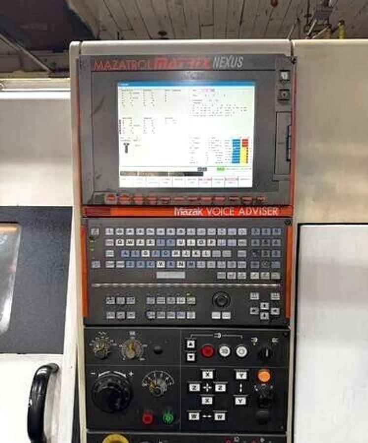 Used 2009 Mazak Nexus QTN 350-II MSY/650 with Barfeed, Chip Conveyor, Parts Catcher, Exit Conveyor