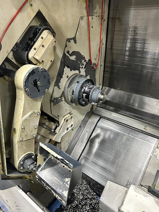 Used 2007 Mazak Integrex 100-IIIST, Parts Catcher, Chip Conveyor, Fire Suppression System
