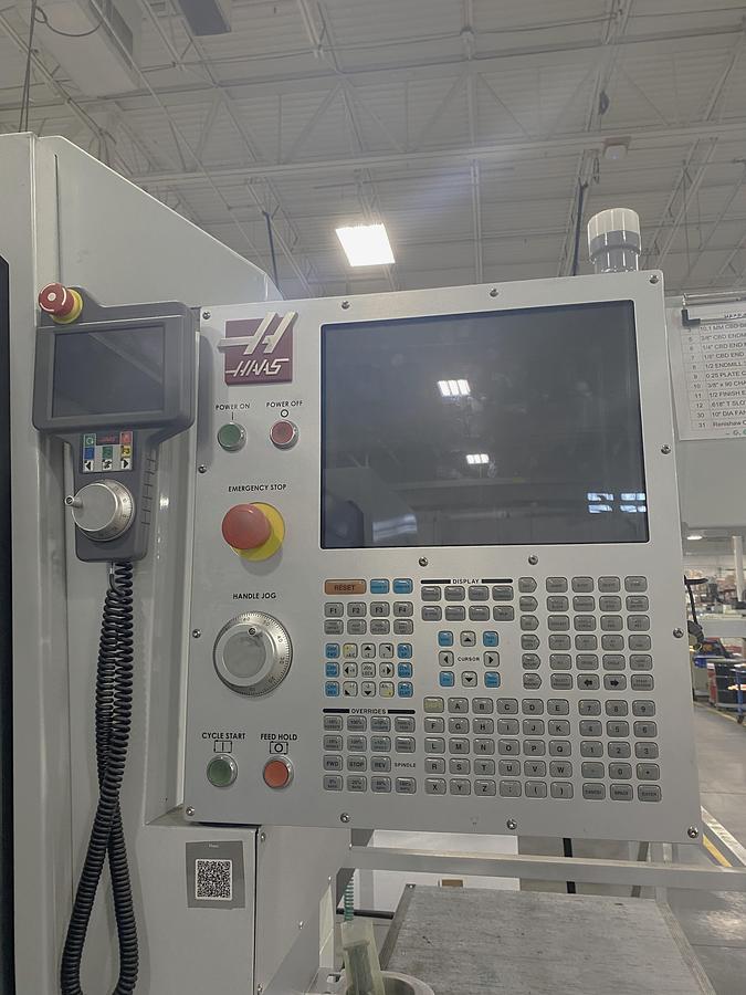 Used 2023 Haas VF8/40 w/ Midaco Pallet Changer, Hydr. Clamping, Extended Z Axis, Probing, 10,000 RPM, Prep for Coolant Thru Spindle