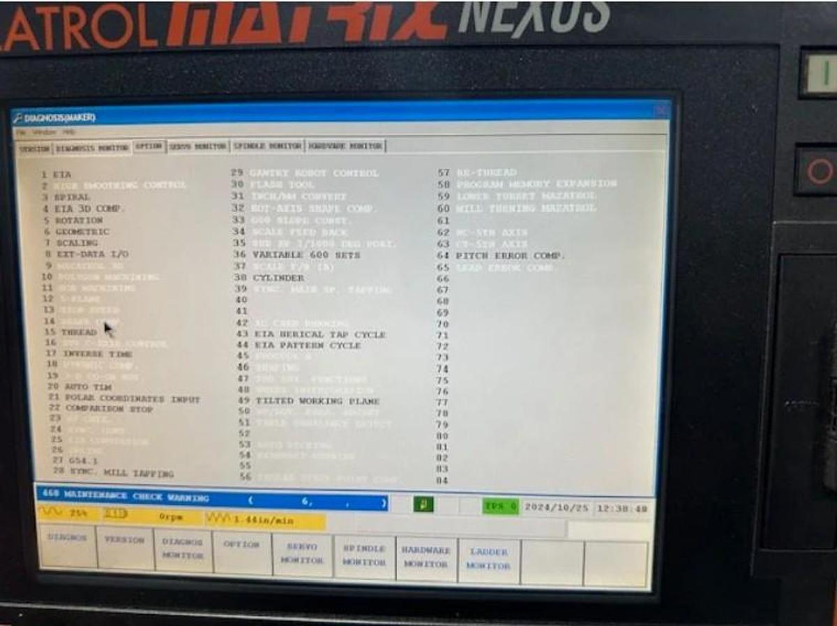 Used 2008 Mazak Nexus QTN 250-II M with Matrix Nexus Control, C Axis Milling, 10" Hyd Chk, Conveyor, HPC
