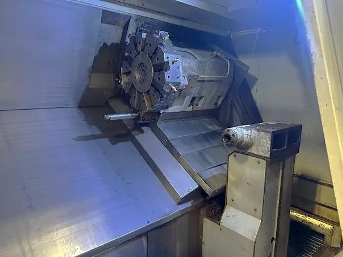Used 2008 Haas SL-40T with 15" Hyd. Chuck, Tool Presetter, Tailstock, Chip Conveyor, Geared Head, Block Style Turret, 4" Bar Capacity