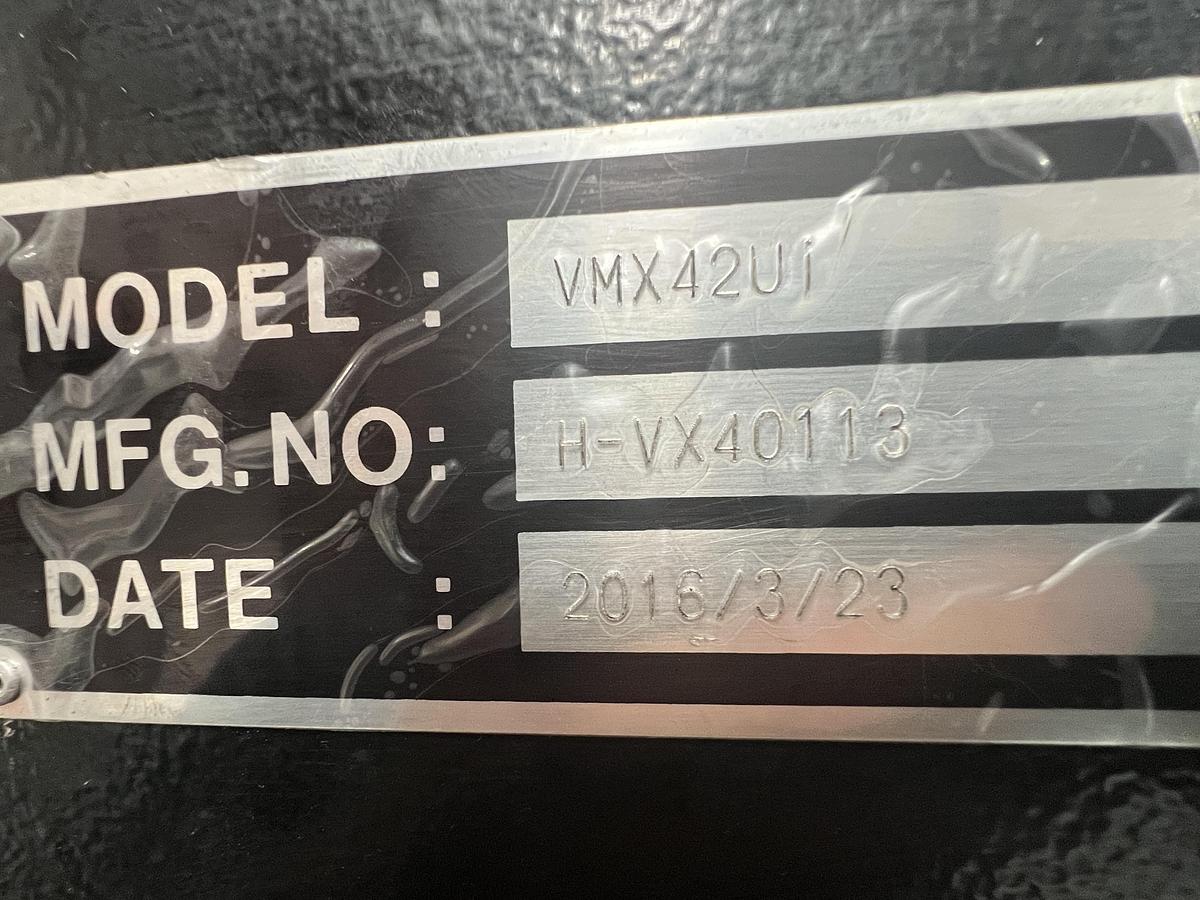Used 2016 Hurco VMX-42Ui Full 5 Axis Trunnion Style VMC with Tool & Part Probing, Coolant Through Spindle, True 5 Axis