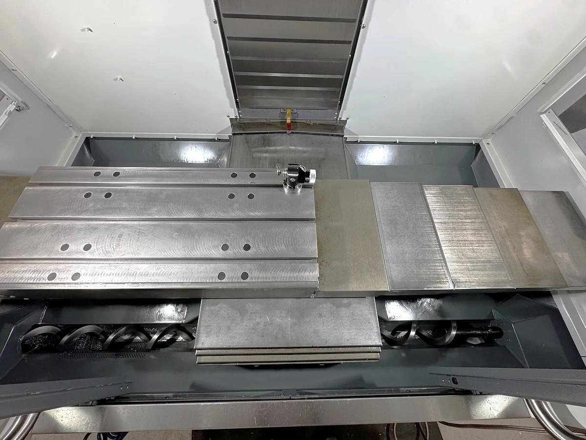 Used 2023 Haas VF2SS with Haas Probing, Prepped for CTS, Chip Auger, 4th Axis Drive, Less than 300 Cutting Hours