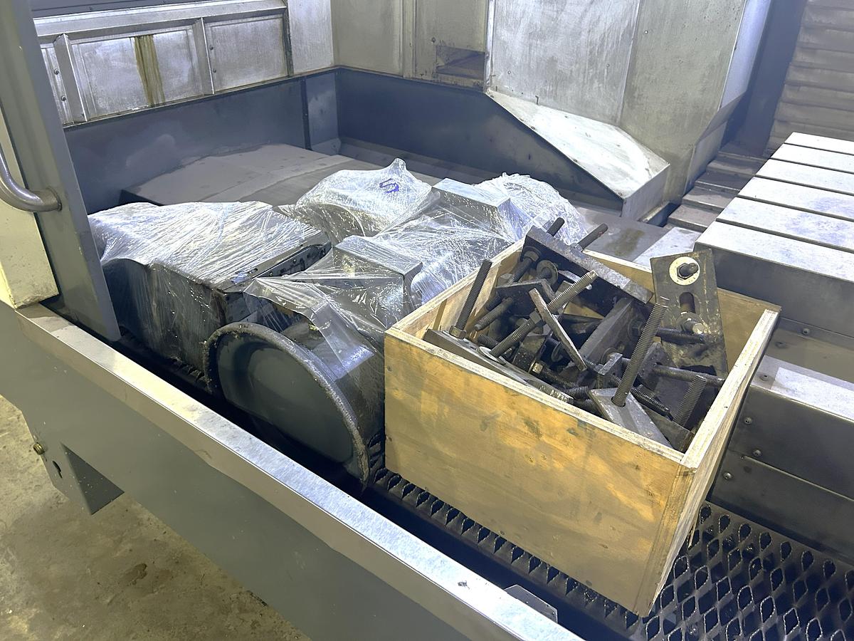 Used 2019 Haas EC-1600ZT with Extended Z Axis Travel, 7500 RPM, Integrated 4th Axis Platter, TSC, Renishaw Probing, 30 ATC