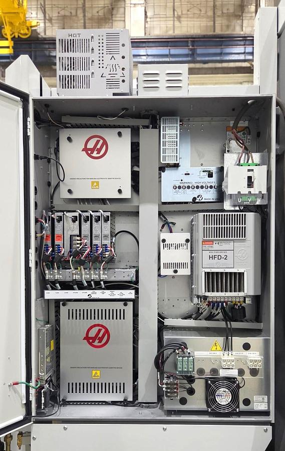 Used 2021 Haas VF-7/40, 30 Station Side Mounted ATC, Haas Probing, Chip Auger, PCool, Remote Jog Handle