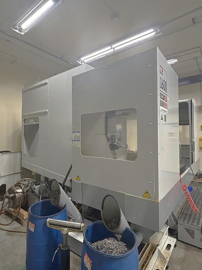 Used 2007 Haas EC-1600-4AX with Thru the Spindle Coolant, Built in 4th Axis Table, HRT210 Rotary Table as 5th Axis, Remote Jog Handle