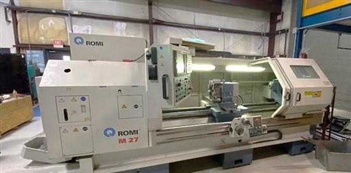 Used 2007 Romi M27 x 80" with 6.77" Big Bore Spindle