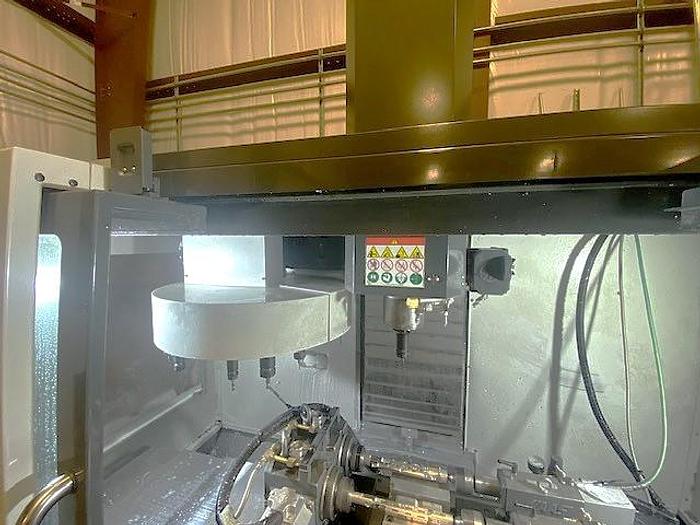 Used 2020 Haas VF2 with 10,000 RPM, 4th Axis Drive/Wiring, TSC READY, High Spd Machining, PCool, Auger