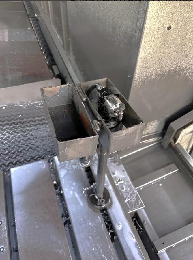 Used 2015 Visionwide NF-3226 Bridge Style VMC with Tool & Part Probing, 1000 PSI TSC, Chip Conveyor, Chiller Unit