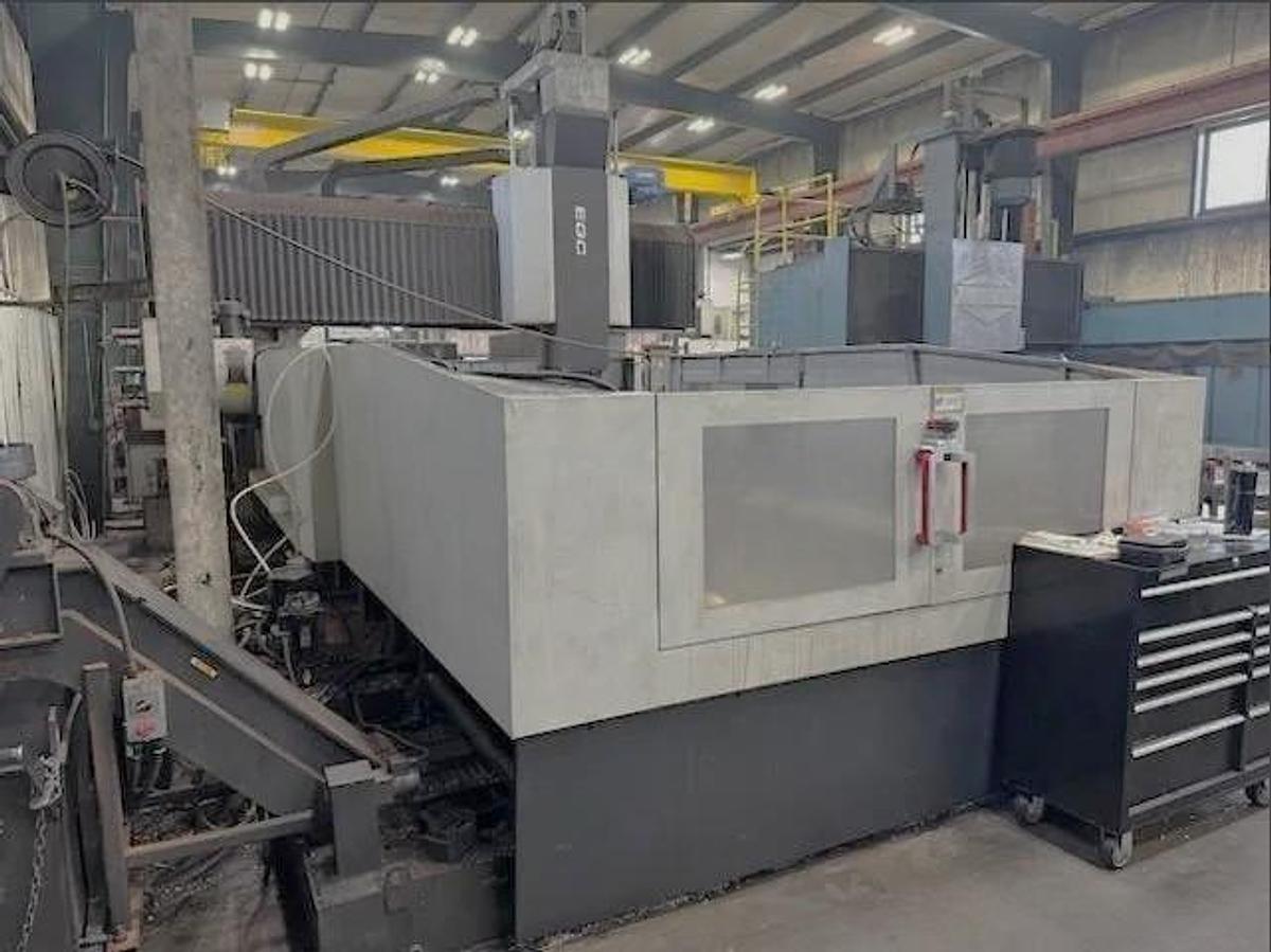 Used 2014 SMTCL EGC 2040 Bridge Style with 157"x78"x39" Travels, 50 Taper, 6000 RPM, 40 ATC, Fanuc 0i-MD Control