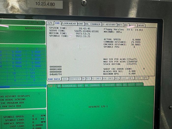 Used 2014 Haas VF2TR with 30,000 RPM Spindle & TR160 Trunnion Table