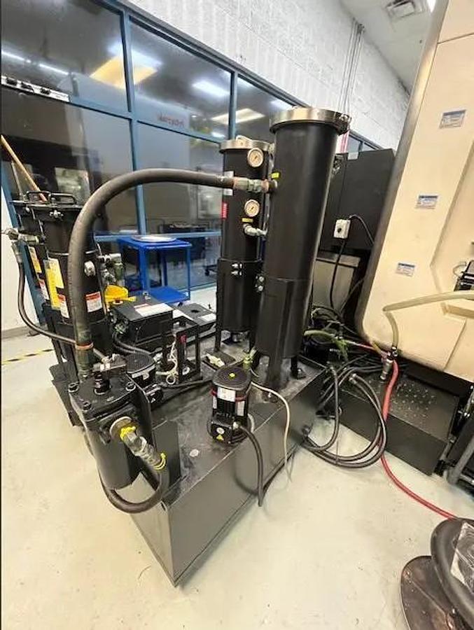 Used 2012 Mazak Integrex i-500V 5 Axis with 2 Pallet Changer, 80 Station ATC, HPC 1000 PSI, Full 4th Rotary, Probing