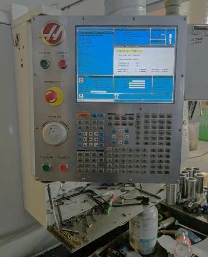 Used 2011 Haas ST-30M Chucker with Haas Barfeed, Chip Conveyor, Parts Catcher, Live Tooling, 3" Bar Cap., 10" Chuck, (5) Live Holders