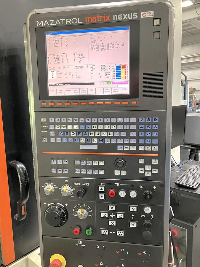 Used 2012 Mazak Integrex J-300 with B Axis Head, Y Axis, C Axis Rotation with Milling, Conveyor, 10" Chuck, Tailstock, 36 ATC, 12,000 RPM Milling