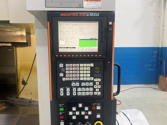 Used 2004 Mazak Nexus VCN 510C with Coolant Through the Spindle, Probing, Tool Length Measurement Probe, Conveyor