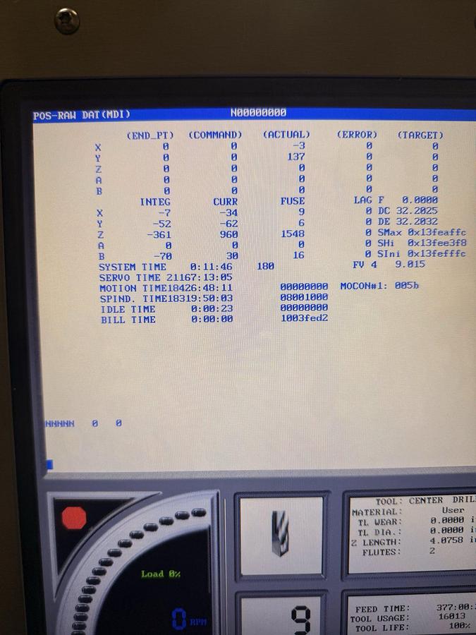 Used 2008 Haas VF-3SS Intuitive Prgramming, Remote Jog Handle LCD, Rigid Tapping, High-Speed Machining, Programmable Coolant Nozzle