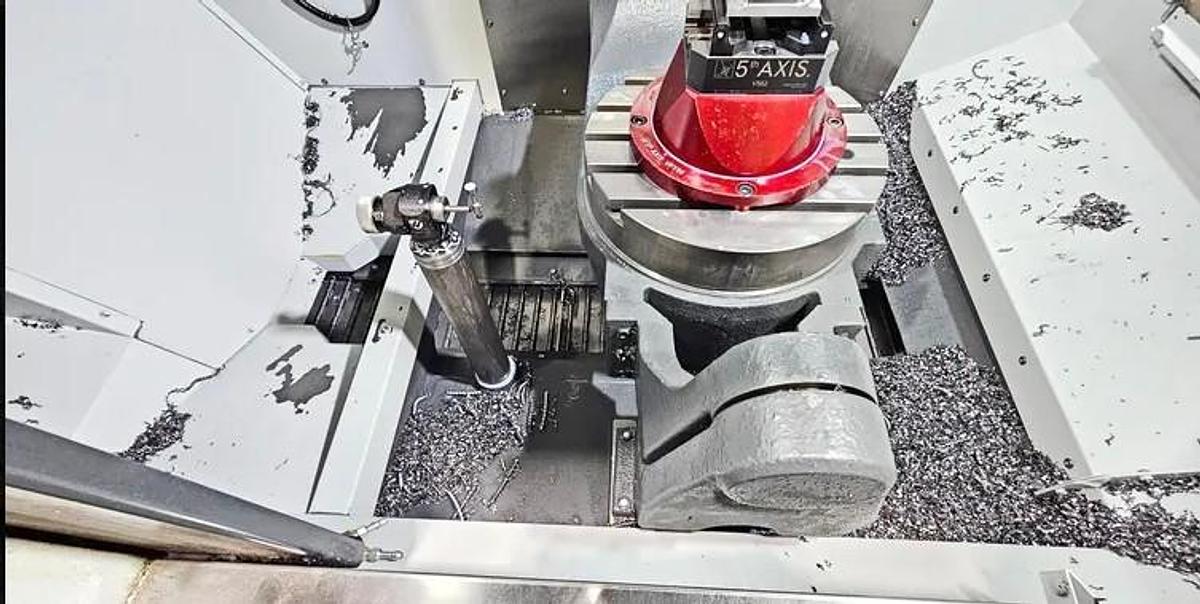 Used 2021 Haas UMC-500SS 5 Axis Universal Machining Center with Coolant Thru Spindle, Probing, HSM, Conveyor, 50 Station ATC