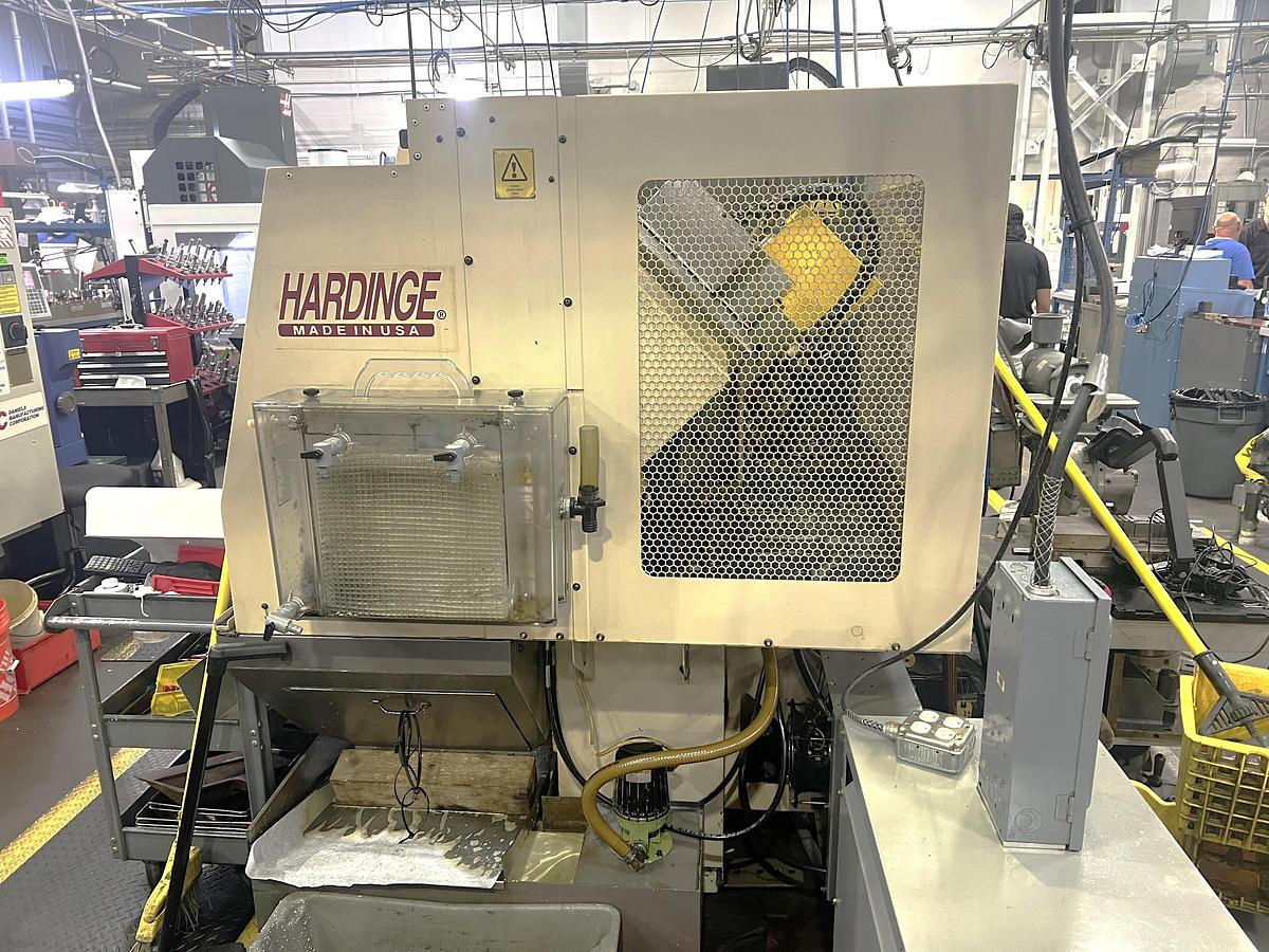 Used 1999 Hardinge Cobra 65 with Fanuc 21i-T Control, 20C Collet Chuck w/ Collets, Tailstock w/ Hyd Quill, 12 Pos. Turret, Tool Holders, Manuals