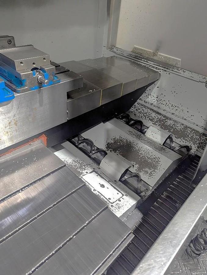 Used 2013 Haas VF-4SS w/ 4th Axis Drive, 24 Station Side Mounted ATC, Programmable Coolant, Multi Auger Conveyor, 12,000 RPM