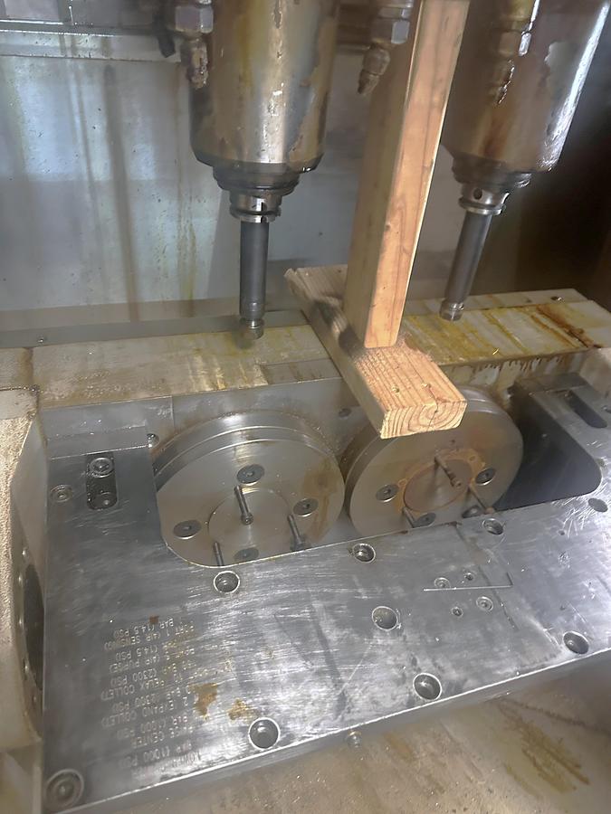 Used 2003 Chiron DZ-12K S High Speed 5 Axis VMC, Fixed Table Design, Twin Spindle, Rotary/Tilt Type Table