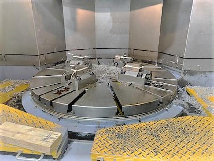 Used 2012 Momentum MVL-12 CNC VTL with milling, delivered new in 2018