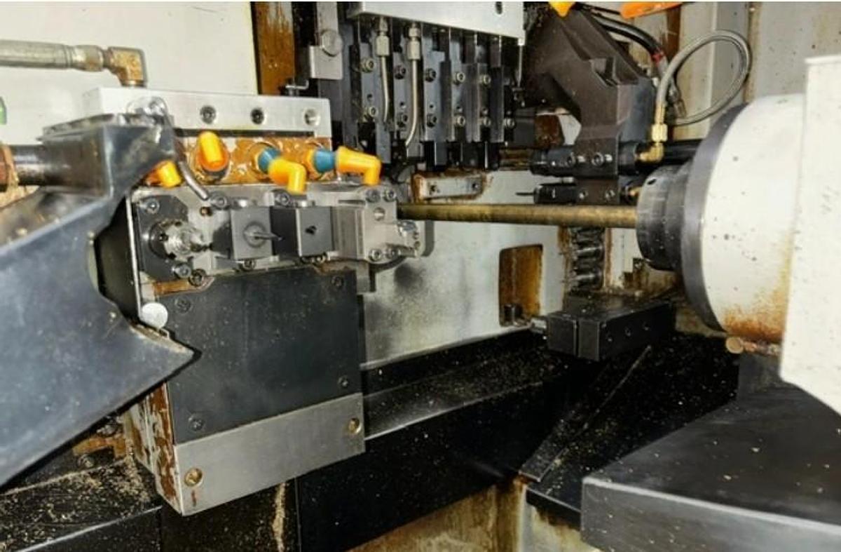 Used 2008 Star SR-32J CNC Swiss w/ FMB Turbo Barfeed, Chip Conv., Parts Catcher, Parts Convey., HPC - 4 Line, Full C Main/SubSp