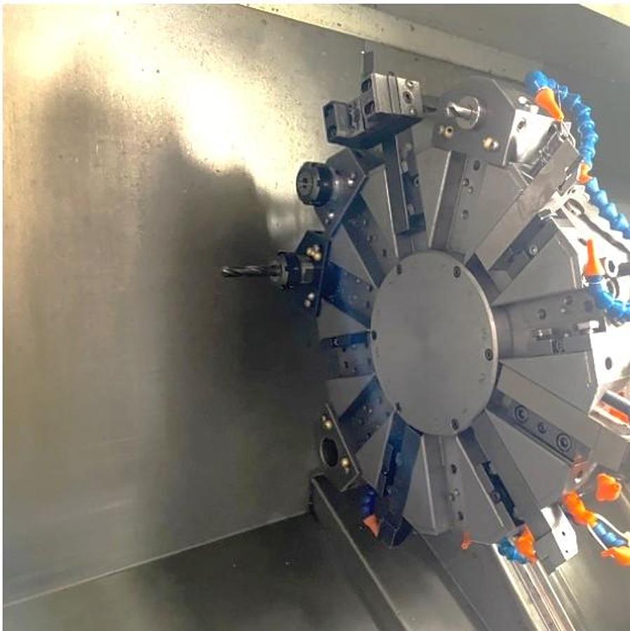 Used 2012 Haas ST-20 with Tailstock, Chip Conveyor, Parts Catcher, 8" Hydr. Chuck