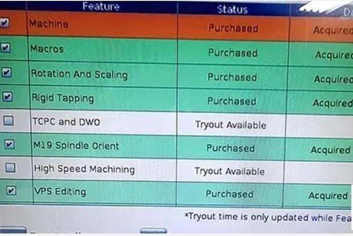 Used 2021 Haas VF7/40 with 15,000 RPM, Coolant Thru Spindle, 30 Station Side Mounted ATC, Haas Probing, LOW HOURS!!