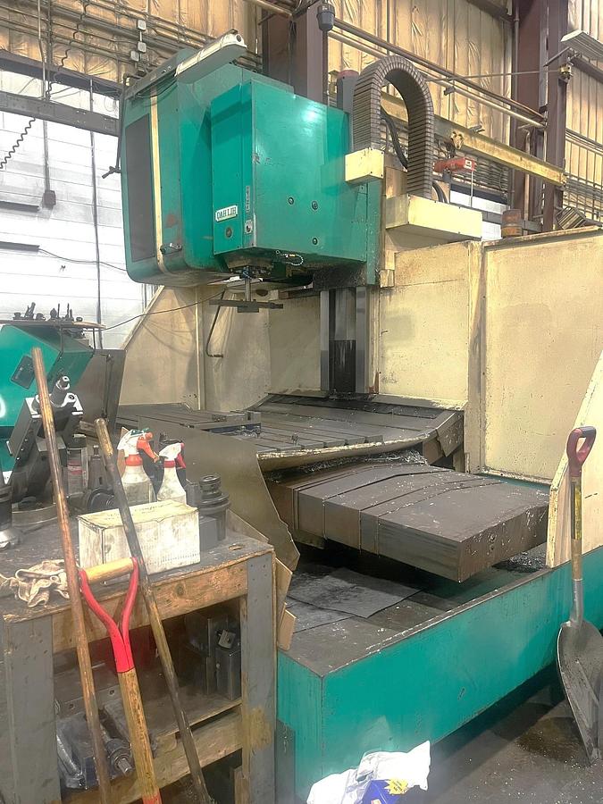 Used 1997 Dahlih MCV-1700 Heavy Duty VMC with Boxed Ways, Geared Head, Side Mounted Tool Changer, Fanuc 0M Control