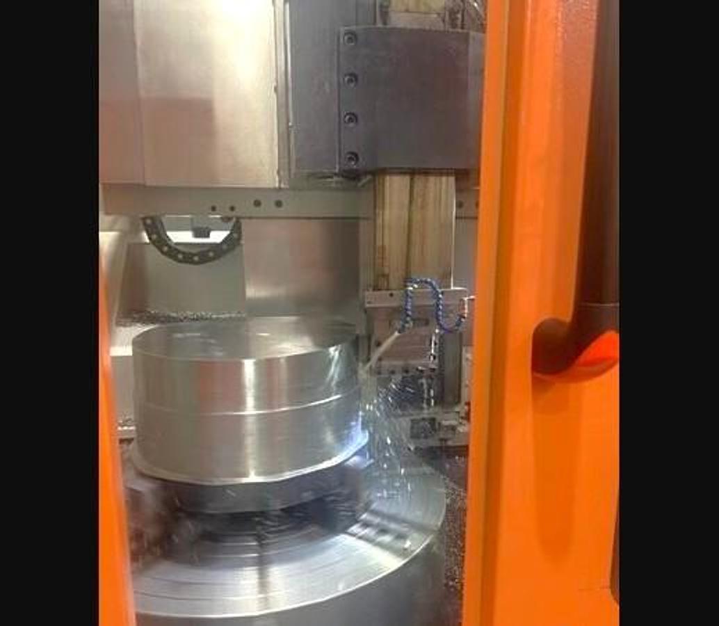 Used 2020 DMTC CGK5112JD 2 Axis CNC VTL with 8 Station ATC, 40" 4 Jaw Manual Chk, Fanuc 0i-TF Plus Control, 47.2" Swing
