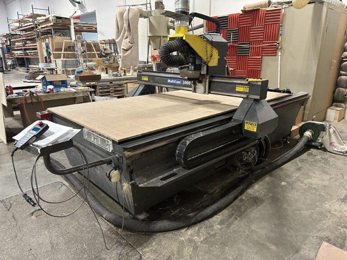 Used 2004 Multicam Series 3000 Router 60"x120" Travels
