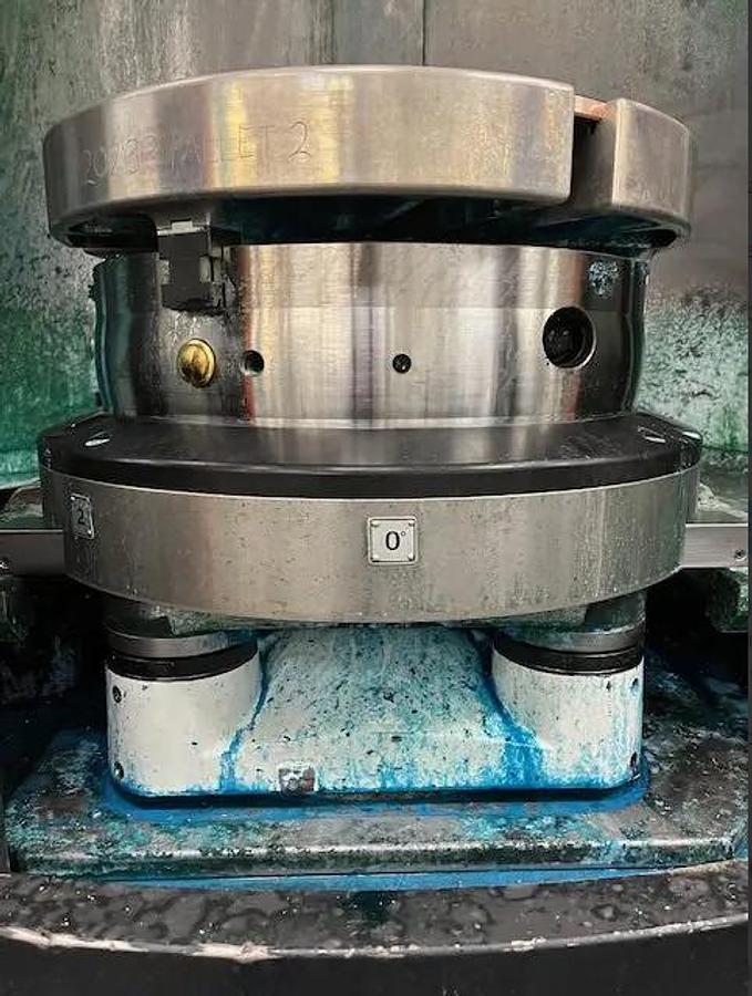 Used 2012 Mazak Integrex i-500V 5 Axis with 2 Pallet Changer, 80 Station ATC, HPC 1000 PSI, Full 4th Rotary, Probing