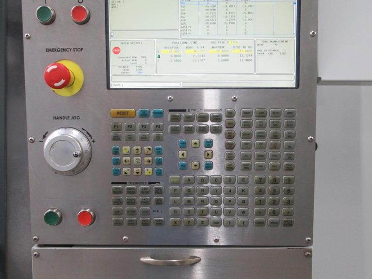 Used 2012 Haas VF-3YT/40 with Coolant Thru Spindle, Haas Probing, 40 Station SMATC, Auger, Pcool