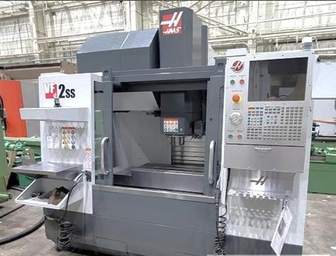 Used 2018 Haas VF2SS with Haas Probing, 30 Station ATC, Chip Auger, PCool, ONLY 1062 Cutting Hours