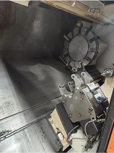 Used 2013 Mazak Nexus QTN 350-II/1500 with Steady Rest, Chip Conveyor, Tailstock, 12" Chuck, 4" Bar Capacity