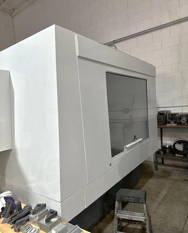 Used 2021 Haas VF9/40 with Haas Probing, 30 Pos. ATC, 8100 RPM, Progr. Coolant Nozzle, HSM, Chip Auger, Jog Handle, ALMOST HALF OF A NEW PRICE!!