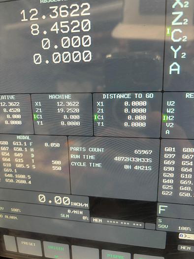 Used 2021 Doosan Puma TT2100SYYB 9 Axis Capable Dual Spindle / Dual Turret - Y Axis on Both Turrets