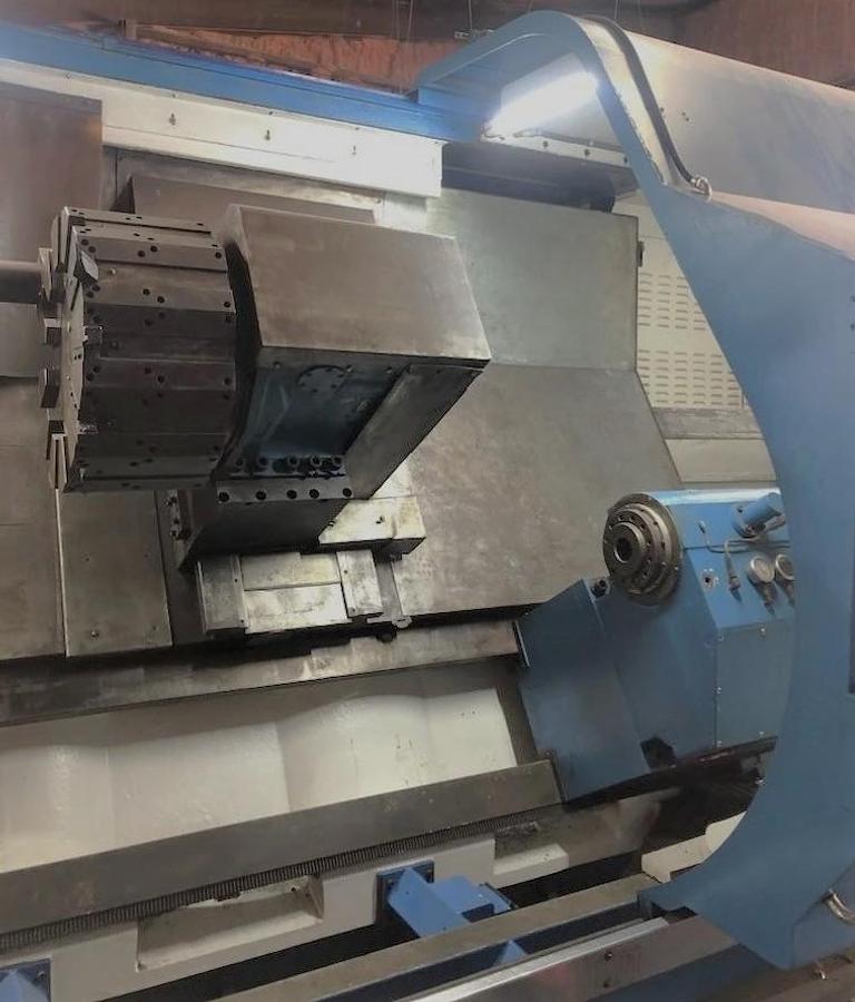 Used 2006 Explorer SA45-V22/2200 CNC Big Bore Lathe with 21.06" Bore, 