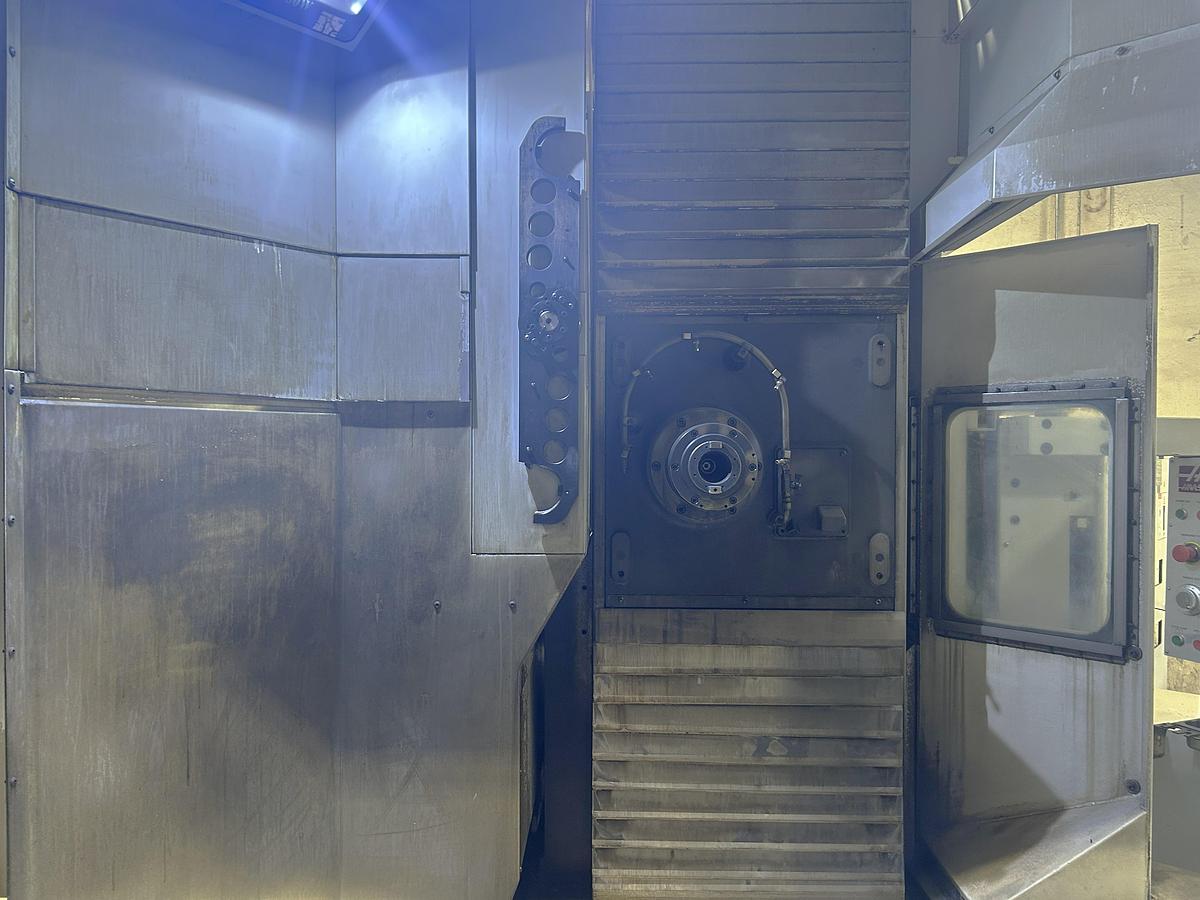 Used 2019 Haas EC-1600ZT with Extended Z Axis Travel, 7500 RPM, Integrated 4th Axis Platter, TSC, Renishaw Probing, 30 ATC