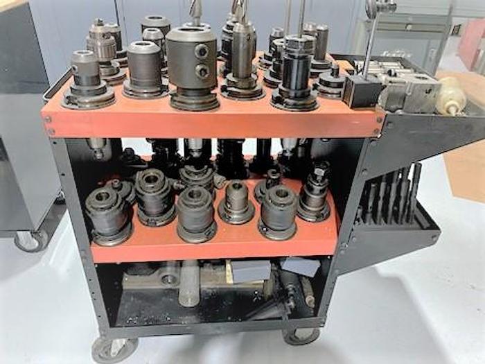 Used 2012 Momentum MVL-12 CNC VTL with milling, delivered new in 2018