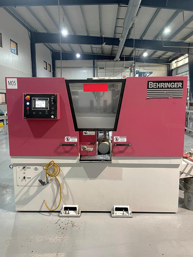 Used 2018 Behringer HBE321A Fully Automatic Horizontal Band Saw, 12.6" Round Capacity