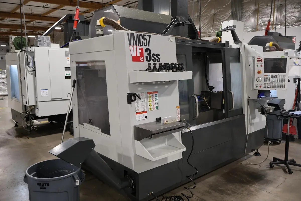 Used 2024 Haas VF-3SS with Haas HRT210 Rotary Tbl, Haas Probing, Coolant Thru Spindle, 30 ATC, Mist Condenser, High Spd Machining