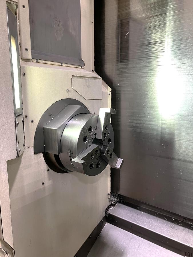 Used 2012 Mazak Integrex J-300 with B Axis Head, Y Axis, C Axis Rotation with Milling, Conveyor, 10" Chuck, Tailstock, 36 ATC, 12,000 RPM Milling